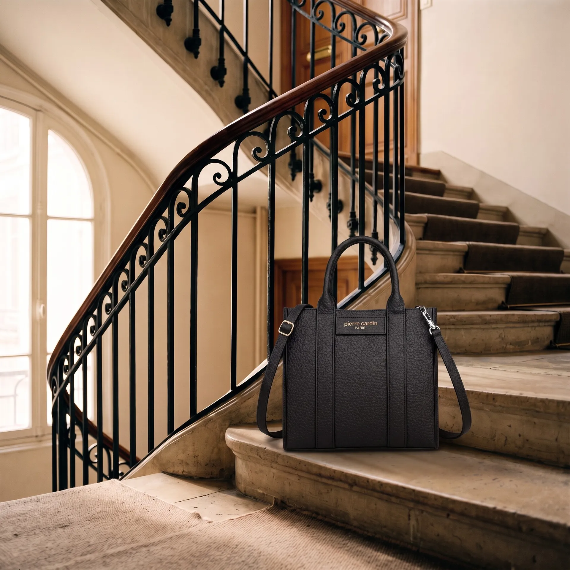 Cabas Bubble Pierre Cardin en situation