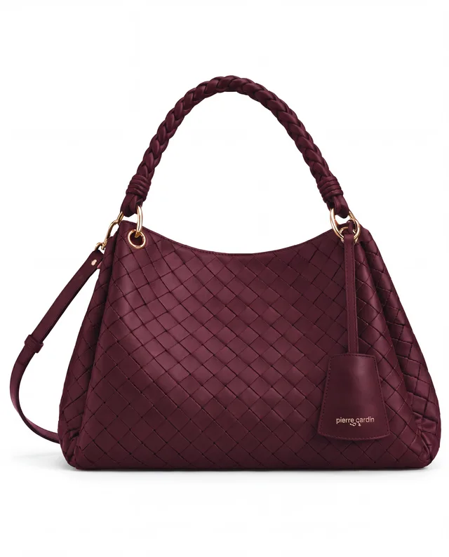 Hobo tressé Pierre Cardin, PU tressé