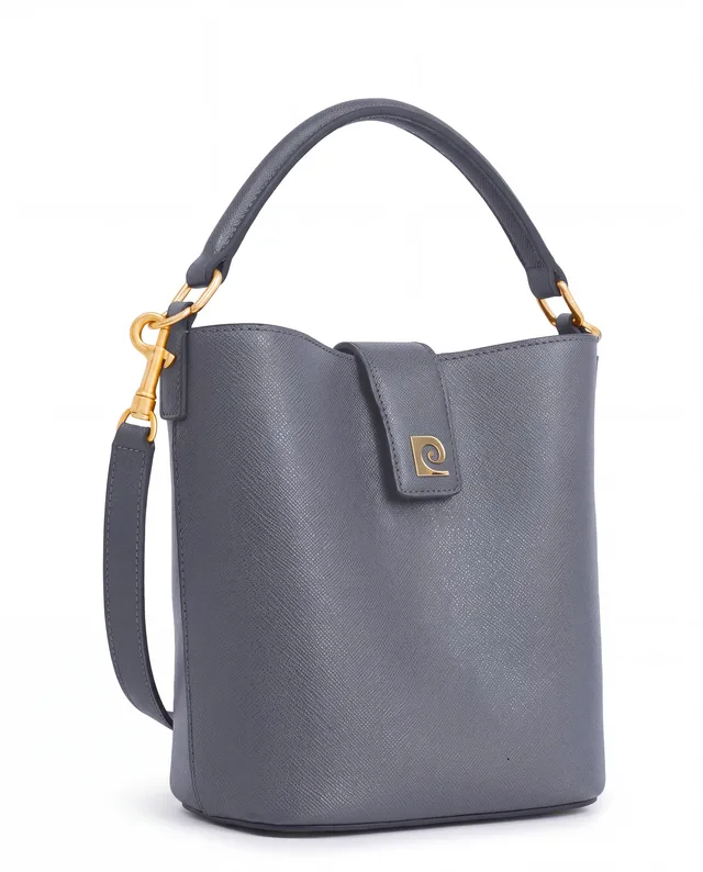 Seau saffiano Pierre Cardin, PU saffiano